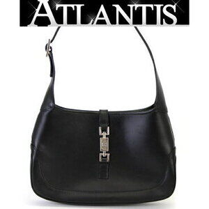 Gucci Jackie Hobo Shoulder Bag Black Leather